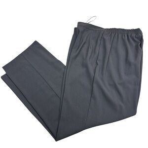 Dress Barn Woman Dark Grey Pleated Trouser 16W